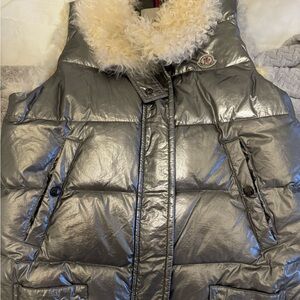 Moncler silver vest